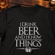 Beer Knowledge Club ビール好きユーモアデザイン | Tシャツ | フロントのみプリント
