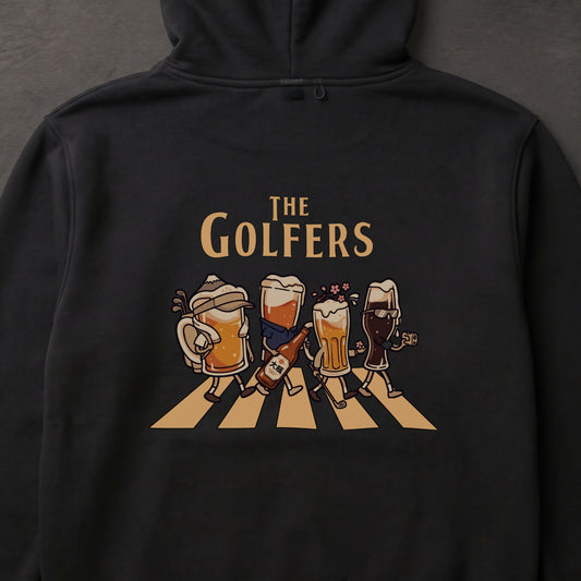 THE GOLFERS ビール横断歩道 パーカー |バックプリント
