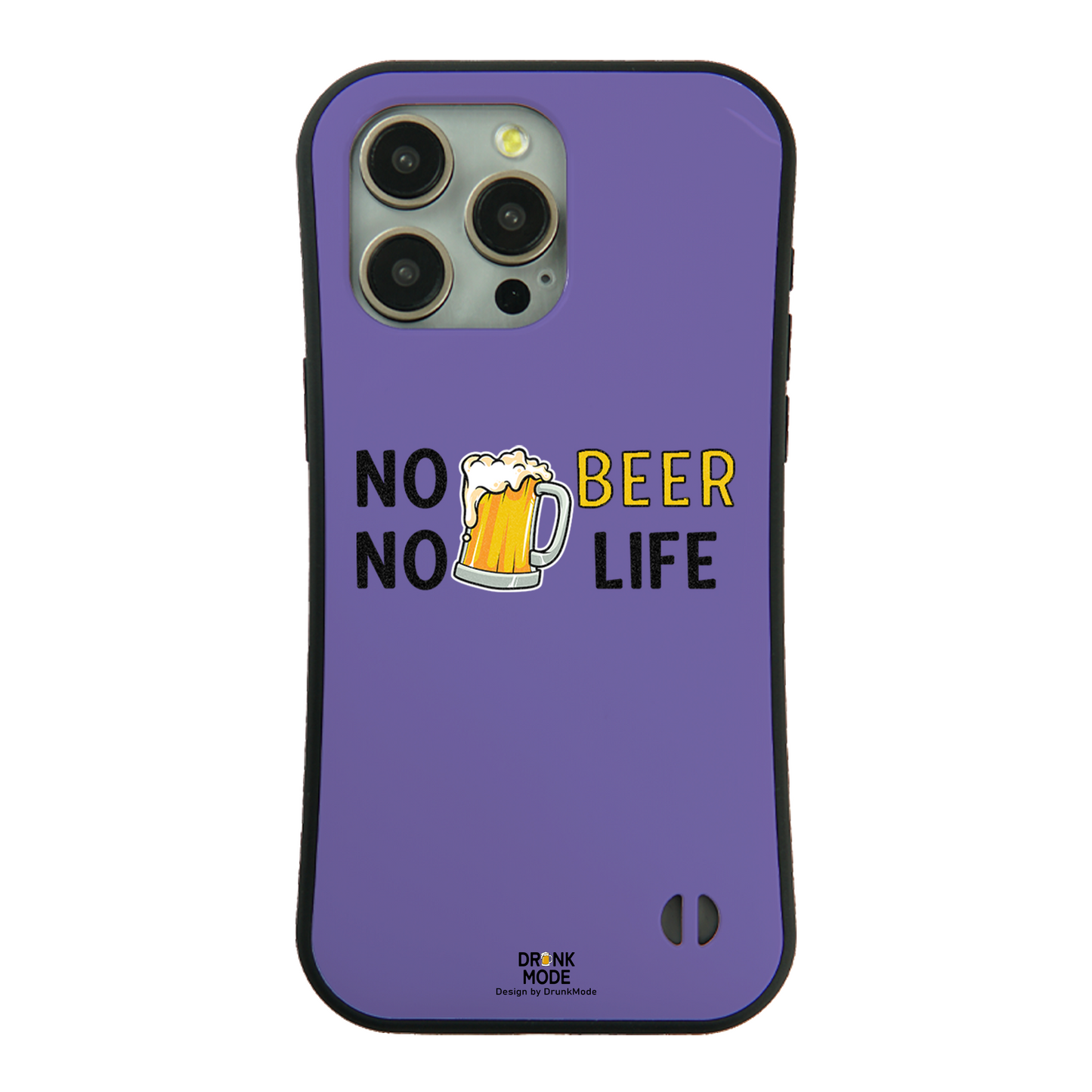 「NO BEER NO LIFE」iPhoneケース おもしろデザイン|酒好きに人気のDrunkmodeスマホケース|ビール・焼酎・日本酒・ウイスキー好きにおすすめ|プレゼントにも◎