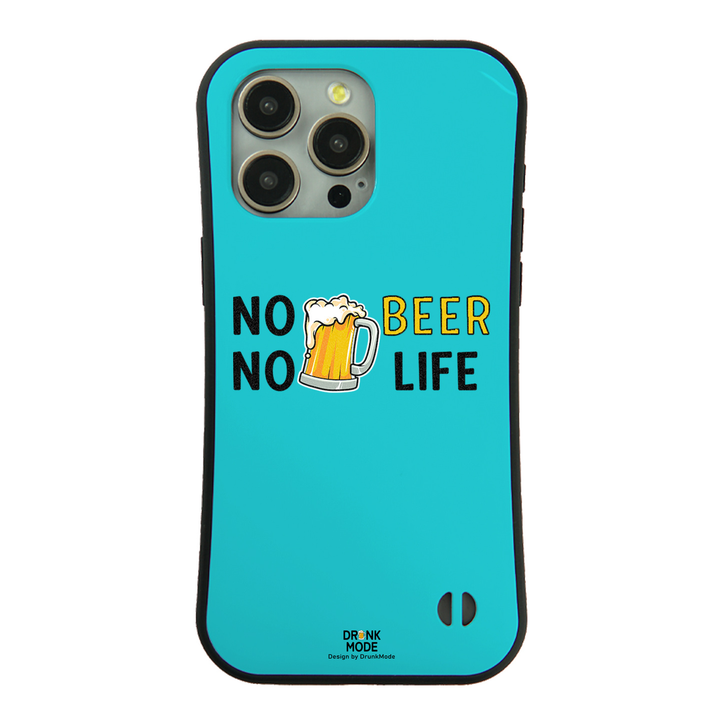 「NO BEER NO LIFE」iPhoneケース おもしろデザイン|酒好きに人気のDrunkmodeスマホケース|ビール・焼酎・日本酒・ウイスキー好きにおすすめ|プレゼントにも◎