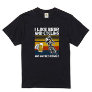 「I LIKE BEER AND CYCLING」ビール&サイクリングが好き 誕生日プレゼントにも最適
