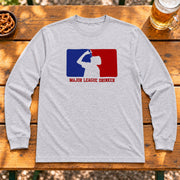 Major League Drinker メジャーリーグドリンカーデザイン | 長袖Tシャツ | フロントのみプリント
