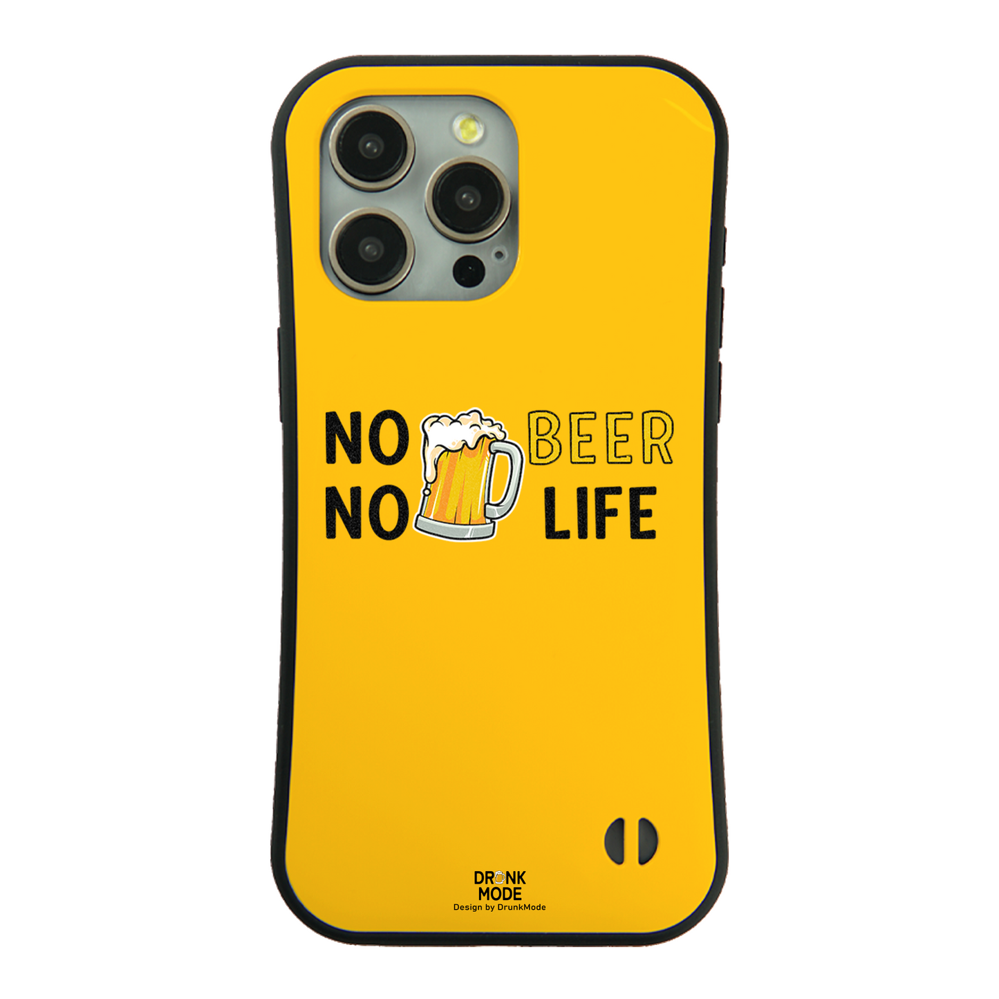 「NO BEER NO LIFE」iPhoneケース おもしろデザイン|酒好きに人気のDrunkmodeスマホケース|ビール・焼酎・日本酒・ウイスキー好きにおすすめ|プレゼントにも◎