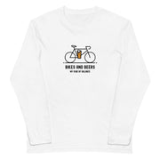「 BIKES AND BEERS 」誕生日プレゼントにも最適!居酒屋・飲み会で話題の面白長袖tシャツ|日本酒・ビール・焼酎・ウイスキー好きにおすすめ