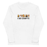 「 I DO CRAFTS」誕生日プレゼントにも最適!居酒屋・飲み会で話題の面白長袖tシャツ|日本酒・ビール・焼酎・ウイスキー好きにおすすめ