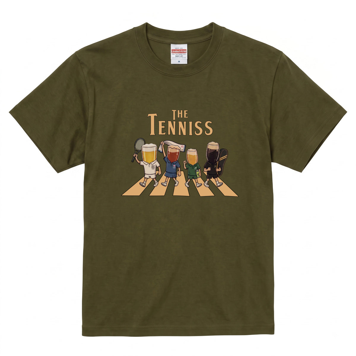 THE TENNISS ビール×テニス パロディTシャツ