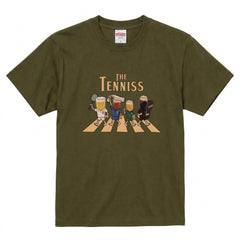 THE TENNISS ビール×テニス パロディTシャツ