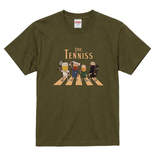 THE TENNISS ビール×テニス パロディTシャツ
