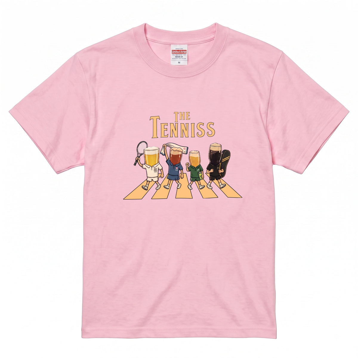 THE TENNISS ビール×テニス パロディTシャツ