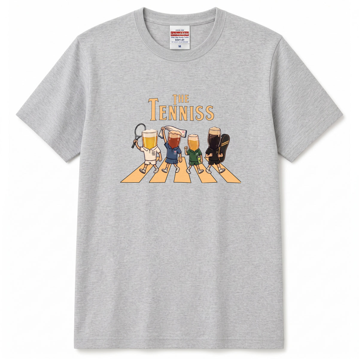 THE TENNISS ビール×テニス パロディTシャツ