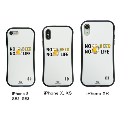 「NO BEER NO LIFE」iPhoneケース おもしろデザイン｜酒好きに人気のDrunkmodeスマホケース｜ビール・焼酎・日本酒・ウイスキー好きにおすすめ｜プレゼントにも◎