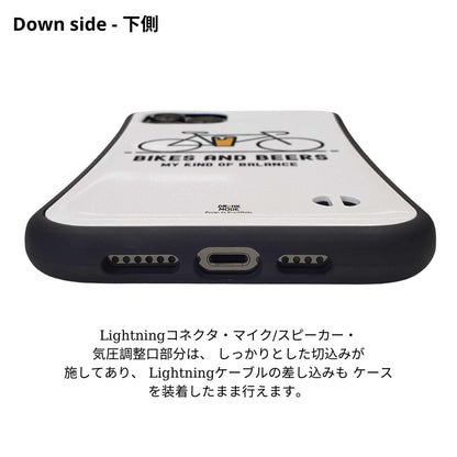 「BIKES AND BEERS 」iPhoneケース おもしろデザイン｜酒好きに人気のDrunkmodeスマホケース｜ビール・焼酎・日本酒・ウイスキー好きにおすすめ｜プレゼントにも◎