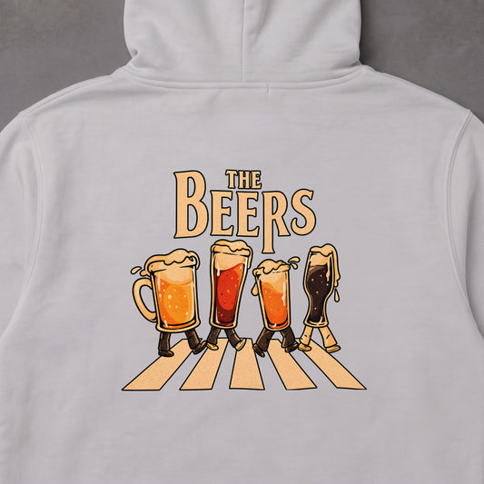 THE BEERS ビール横断歩道 パーカー ｜バックプリント
