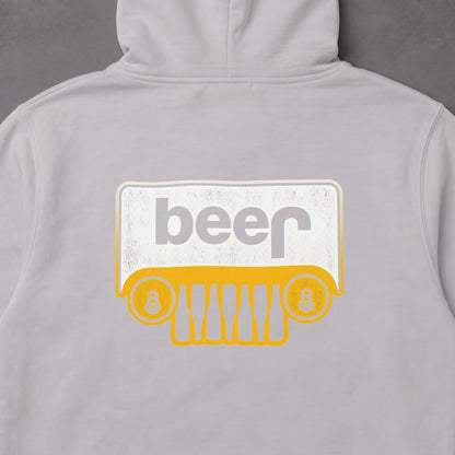BEER オフロードグリル パーカー ｜バックプリント
