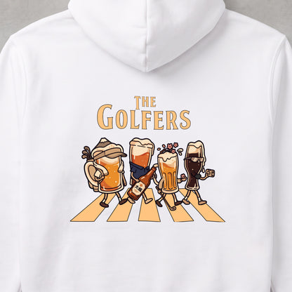 THE GOLFERS ビール横断歩道 パーカー ｜バックプリント