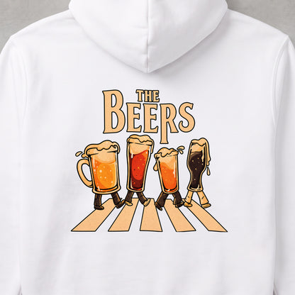 THE BEERS ビール横断歩道 パーカー ｜バックプリント