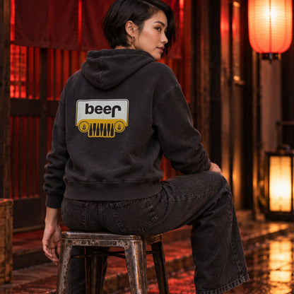 BEER オフロードグリル パーカー ｜バックプリント