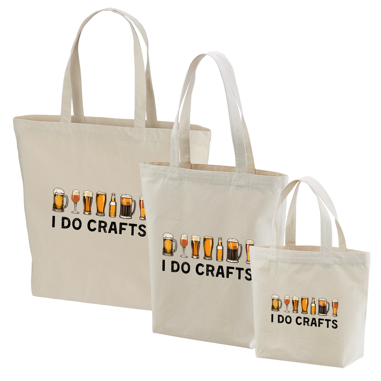 「I DO CRAFTS」誕生日プレゼントにも最適！居酒屋・飲み会で話題の面白トートバッグ｜日本酒・ビール・焼酎・ウイスキー好きにおすすめ