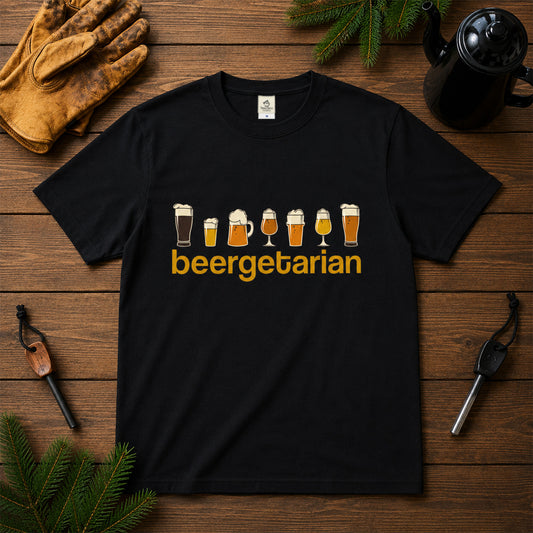 「BEERGETARIAN 」シャツ ｜ ビール好き・クラフトビール・おもしろに人気