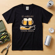 BEER LOADING | ビール注入中！とりあえず生、読み込み中… 面白Tシャツ【飲み会・誕生日ギフトに最適】