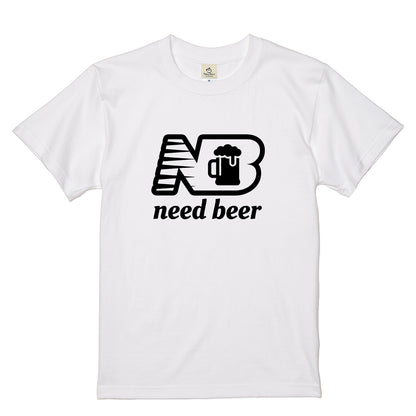 Need Beer｜ ビール好き・お酒・スポーツ風・おもしろ・パロディに人気