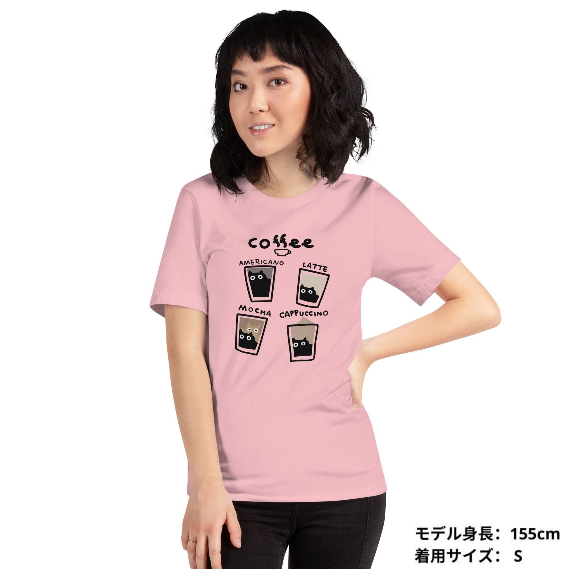 猫tシャツ ねこ 猫イラスト 猫カフェ｜アダルト&キッズサイズ.