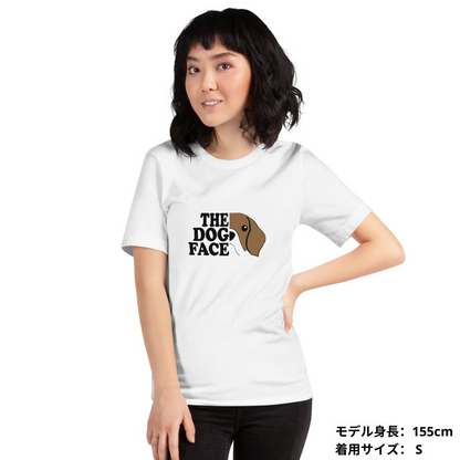 犬 tシャツ 犬イラスト THE DOG FACE ｜アダルト&キッズサイズ.
