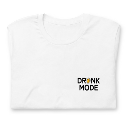 「DrunkMode 酔っ払うモード」誕生日プレゼントにも最適！居酒屋・飲み会で話題の面白tシャツ｜日本酒・ビール・焼酎・ウイスキー好きにおすすめ