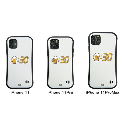「ビール：30」iPhoneケース おもしろデザイン｜酒好きに人気のDrunkmodeスマホケース｜ビール・焼酎・日本酒・ウイスキー好きにおすすめ｜プレゼントにも◎