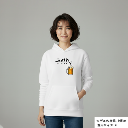 酒好きに刺さる！「月曜日金曜日」スティックマン パーカー｜誕生日・送別会ギフトに（無料ラッピング