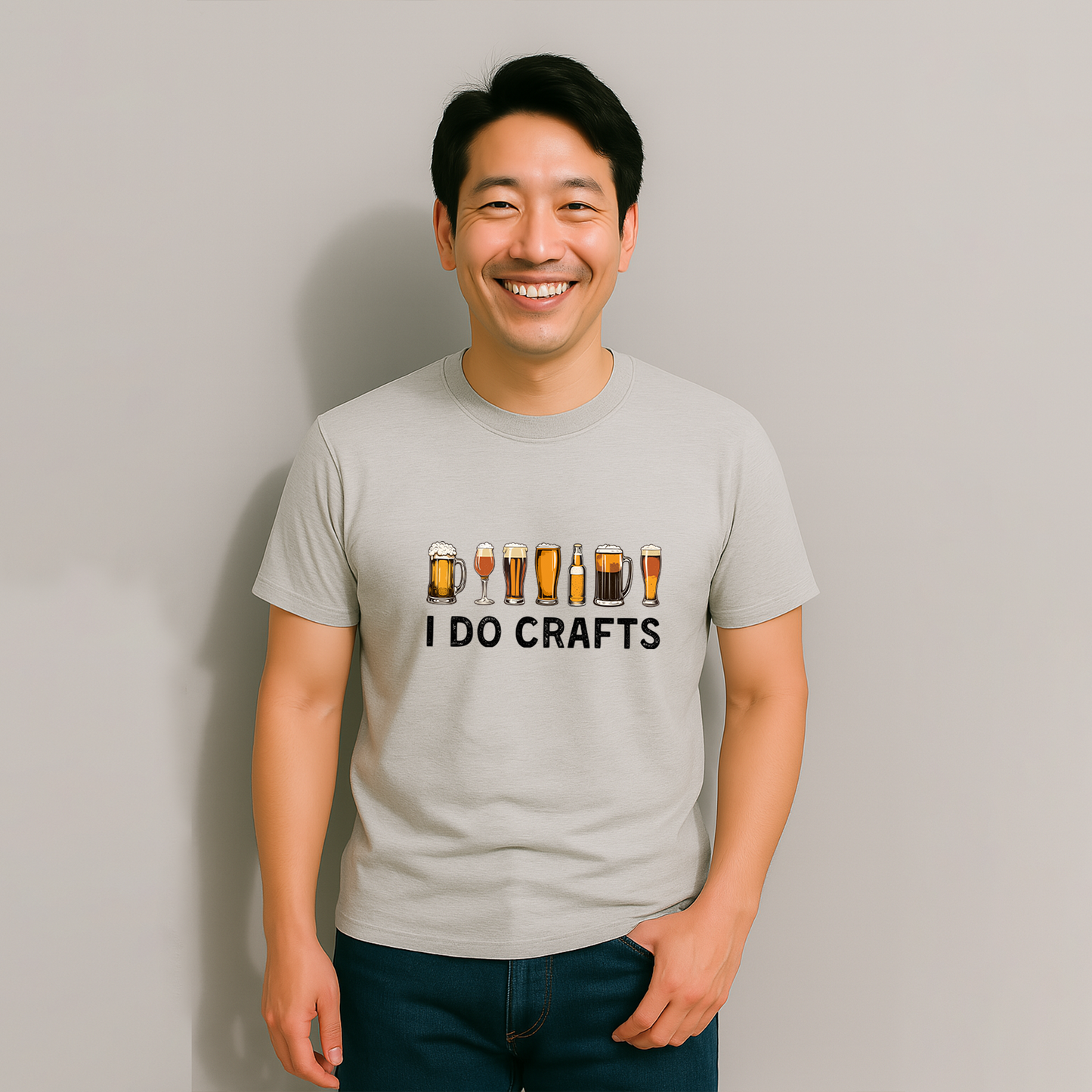 「 I DO CRAFTS 」誕生日プレゼントにも最適！居酒屋・飲み会で話題の面白tシャツ｜日本酒・ビール・焼酎・ウイスキー好きにおすすめ