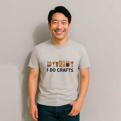 「 I DO CRAFTS 」誕生日プレゼントにも最適！居酒屋・飲み会で話題の面白tシャツ｜日本酒・ビール・焼酎・ウイスキー好きにおすすめ