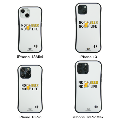 「NO BEER NO LIFE」iPhoneケース おもしろデザイン｜酒好きに人気のDrunkmodeスマホケース｜ビール・焼酎・日本酒・ウイスキー好きにおすすめ｜プレゼントにも◎