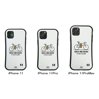 「BIKES AND BEERS 」iPhoneケース おもしろデザイン｜酒好きに人気のDrunkmodeスマホケース｜ビール・焼酎・日本酒・ウイスキー好きにおすすめ｜プレゼントにも◎