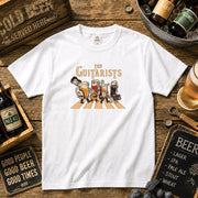 THE GUITARISTS | ビールたちのギター 横断歩道 面白Tシャツ