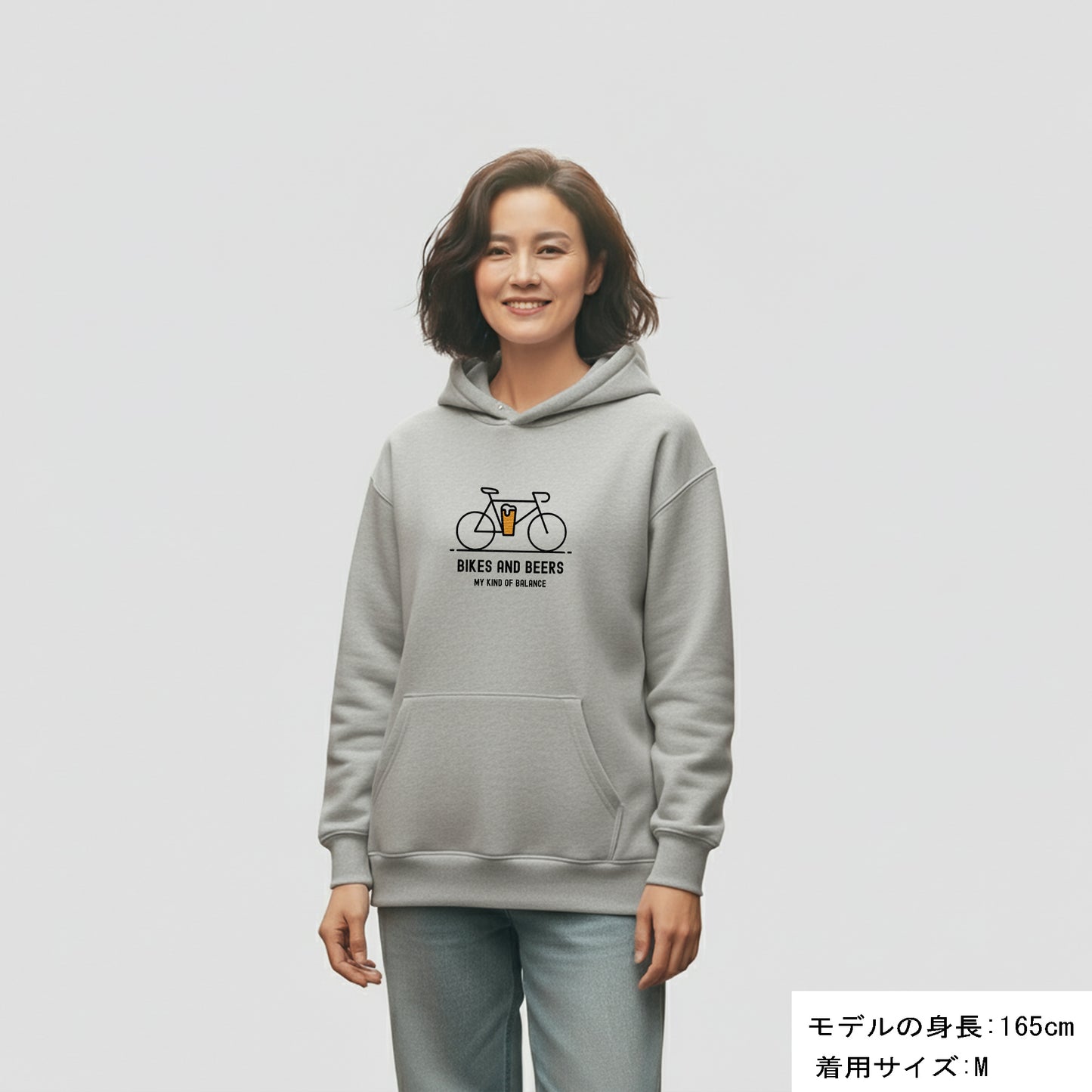 「 BIKES AND BEERS 」誕生日プレゼントにも最適！居酒屋・飲み会で話題の面白パーカー｜日本酒・ビール・焼酎・ウイスキー好きにおすすめ