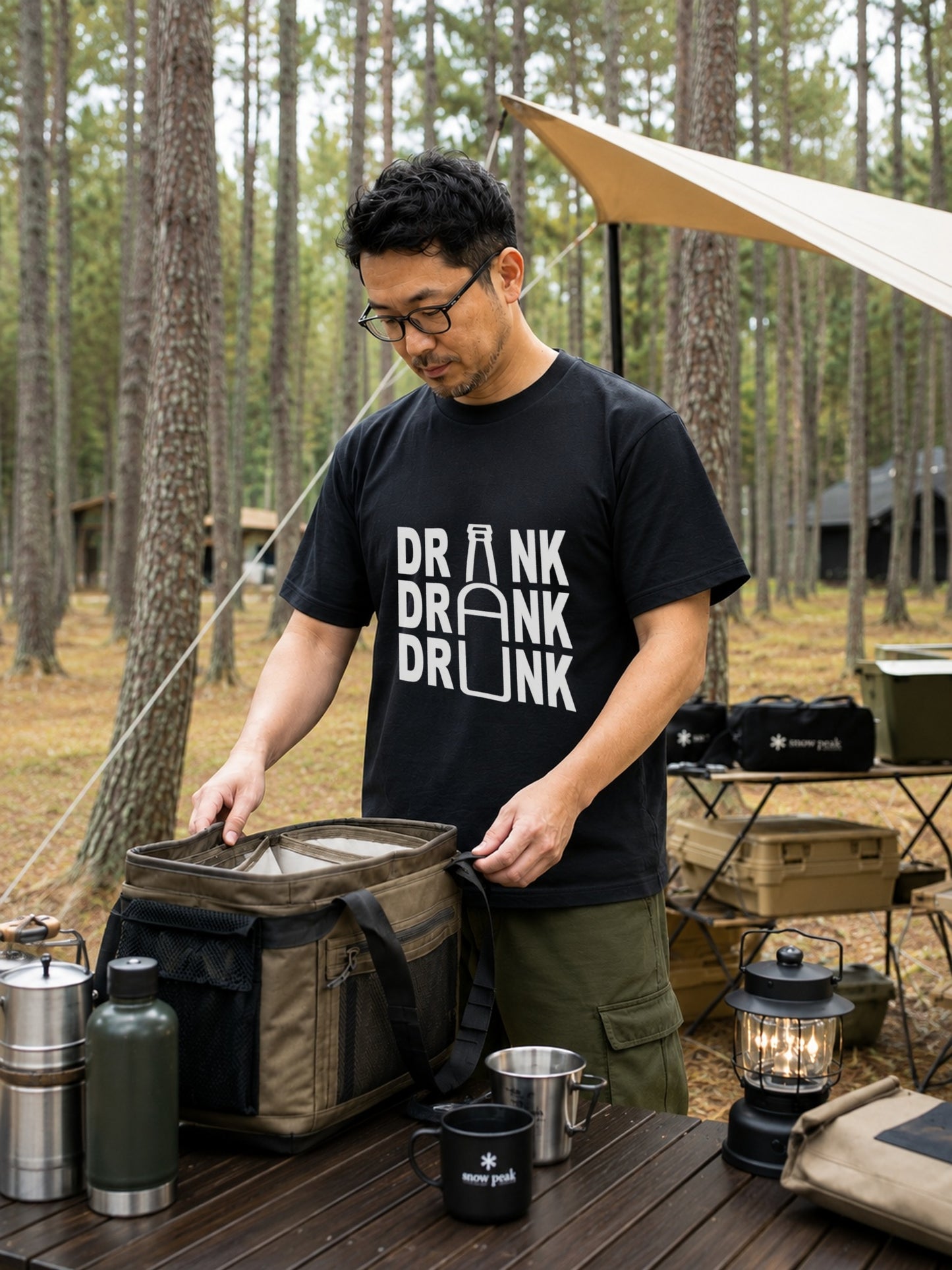 Drink Drank Drunk ビール Tシャツ ｜ ビール好き・飲み会に人気