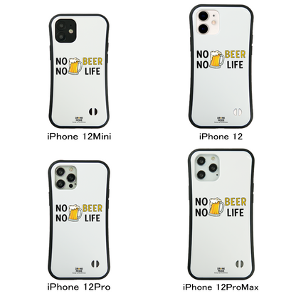 「NO BEER NO LIFE」iPhoneケース おもしろデザイン｜酒好きに人気のDrunkmodeスマホケース｜ビール・焼酎・日本酒・ウイスキー好きにおすすめ｜プレゼントにも◎