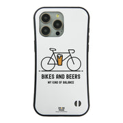 「BIKES AND BEERS 」iPhoneケース おもしろデザイン｜酒好きに人気のDrunkmodeスマホケース｜ビール・焼酎・日本酒・ウイスキー好きにおすすめ｜プレゼントにも◎