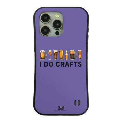 「I DO CRAFTS」iPhoneケース おもしろデザイン｜酒好きに人気のDrunkmodeスマホケース｜ビール・焼酎・日本酒・ウイスキー好きにおすすめ｜プレゼントにも◎