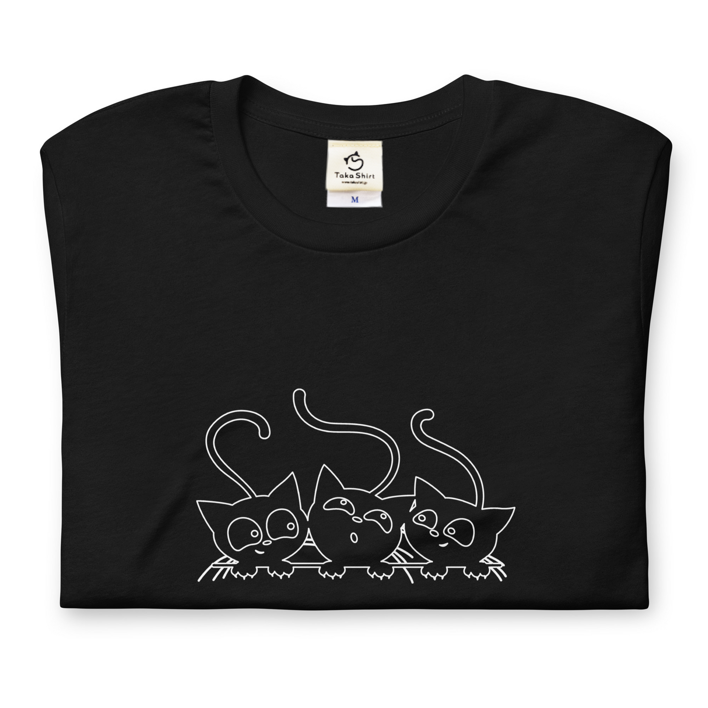 猫tシャツ ねこ 猫イラスト かわいいねこイラスト猫｜アダルト&キッズサイズ.