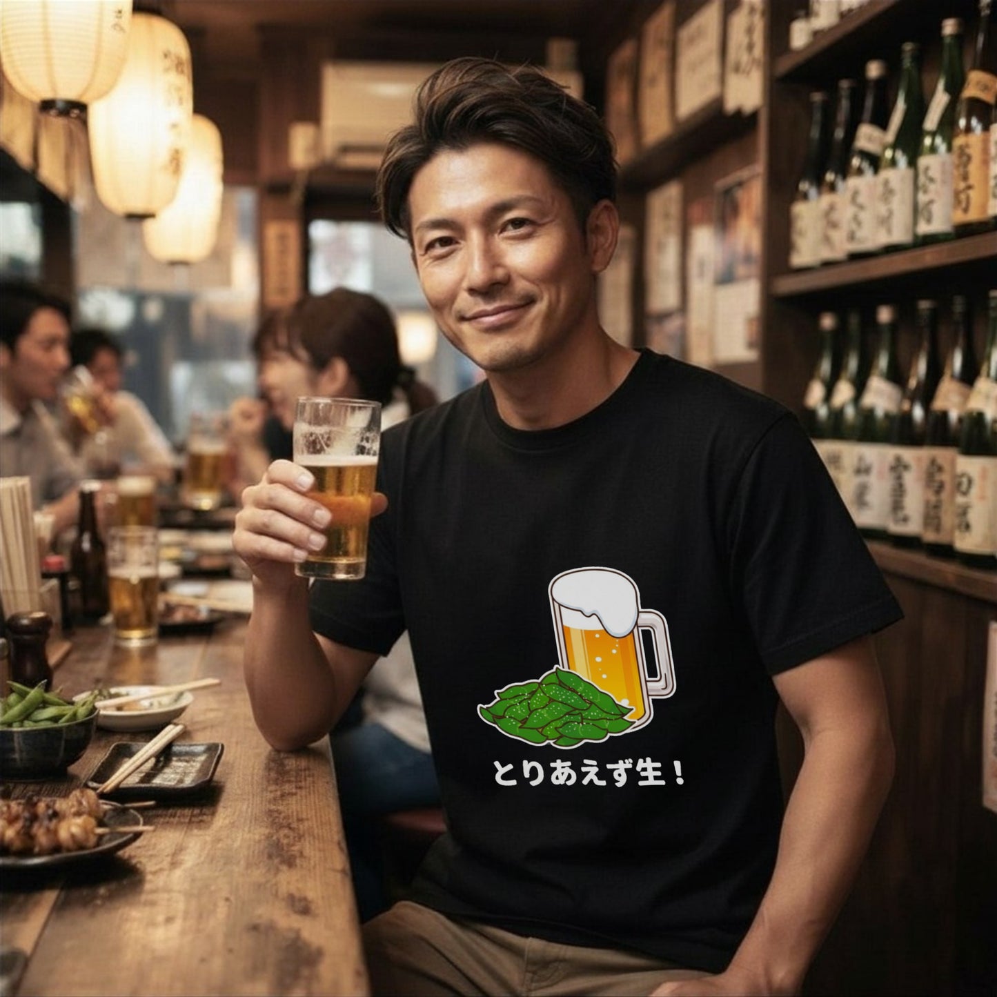 TORIAEZU NAMA | 居酒屋の定番「とりあえず生！」面白Tシャツ【飲み会・イベントに最適】