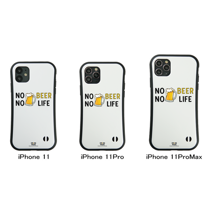 「NO BEER NO LIFE」iPhoneケース おもしろデザイン｜酒好きに人気のDrunkmodeスマホケース｜ビール・焼酎・日本酒・ウイスキー好きにおすすめ｜プレゼントにも◎