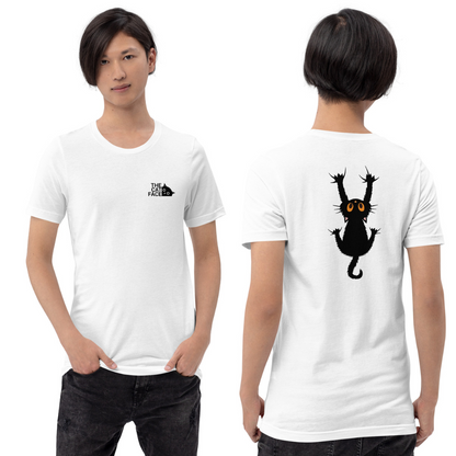 猫tシャツ ねこ かわいい猫イラスト｜フロント&バックプリント｜アダルト&キッズサイズ.