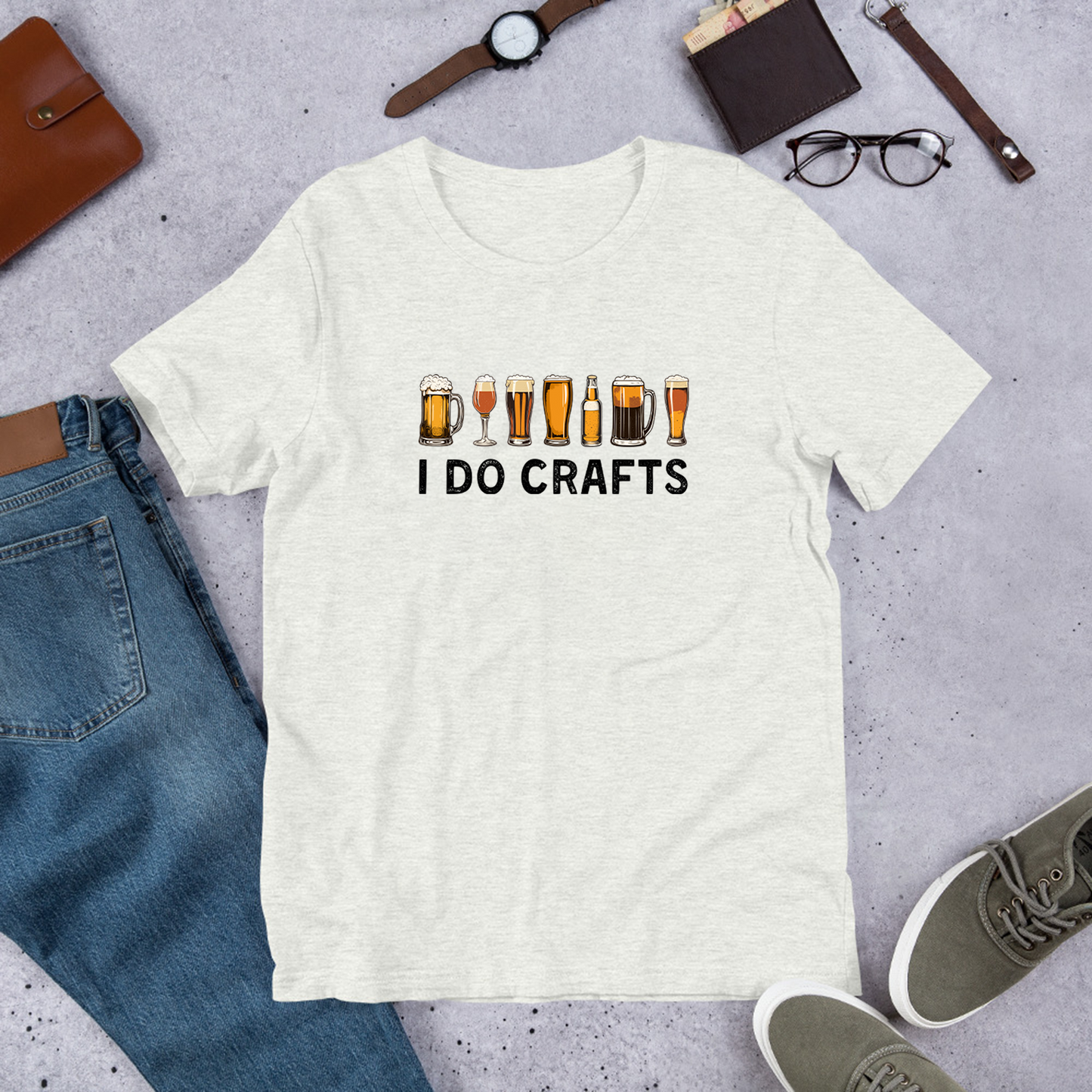 「 I DO CRAFTS 」誕生日プレゼントにも最適！居酒屋・飲み会で話題の面白tシャツ｜日本酒・ビール・焼酎・ウイスキー好きにおすすめ