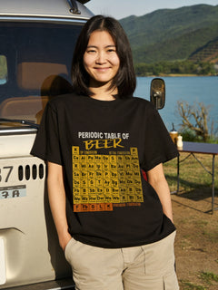 「Periodic Table of BEER 」シャツ ｜ ビール好き・クラフトビール・化学に人気