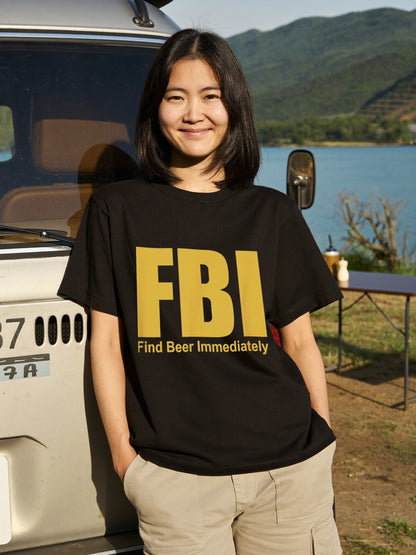 Find Beer Immediately Tシャツ ｜ ビール好き・お酒・おもしろ・ジョークに人気