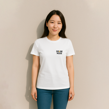 「DrunkMode 酔っ払うモード」誕生日プレゼントにも最適！居酒屋・飲み会で話題の面白tシャツ｜日本酒・ビール・焼酎・ウイスキー好きにおすすめ