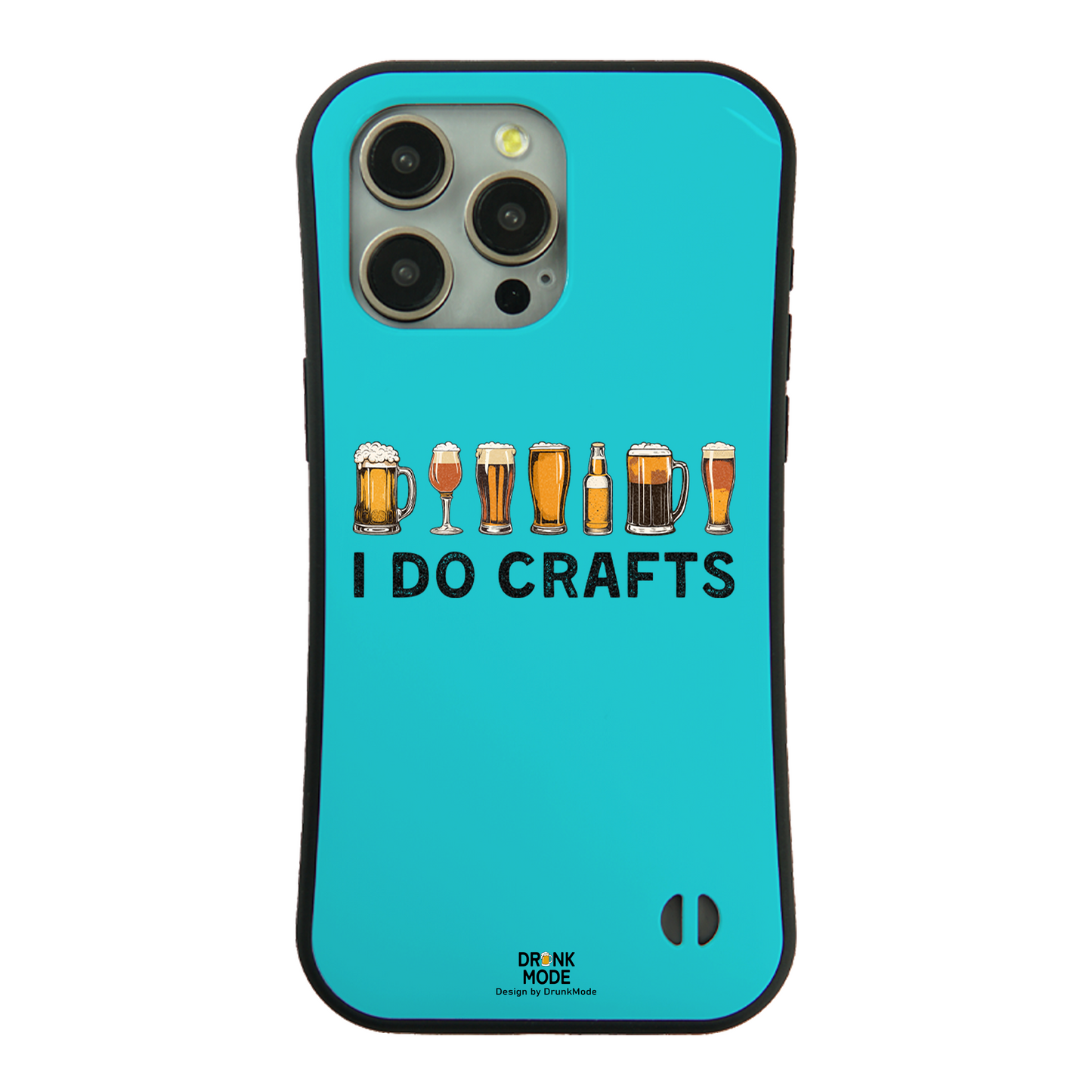 「I DO CRAFTS」iPhoneケース おもしろデザイン｜酒好きに人気のDrunkmodeスマホケース｜ビール・焼酎・日本酒・ウイスキー好きにおすすめ｜プレゼントにも◎
