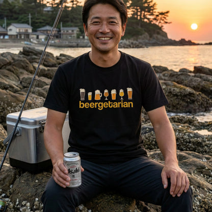 「BEERGETARIAN 」シャツ ｜ ビール好き・クラフトビール・おもしろに人気